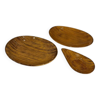 Faux wood plate