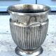 Silver Plated Champagne Bucket – Italian Empire Style Wine Cooler