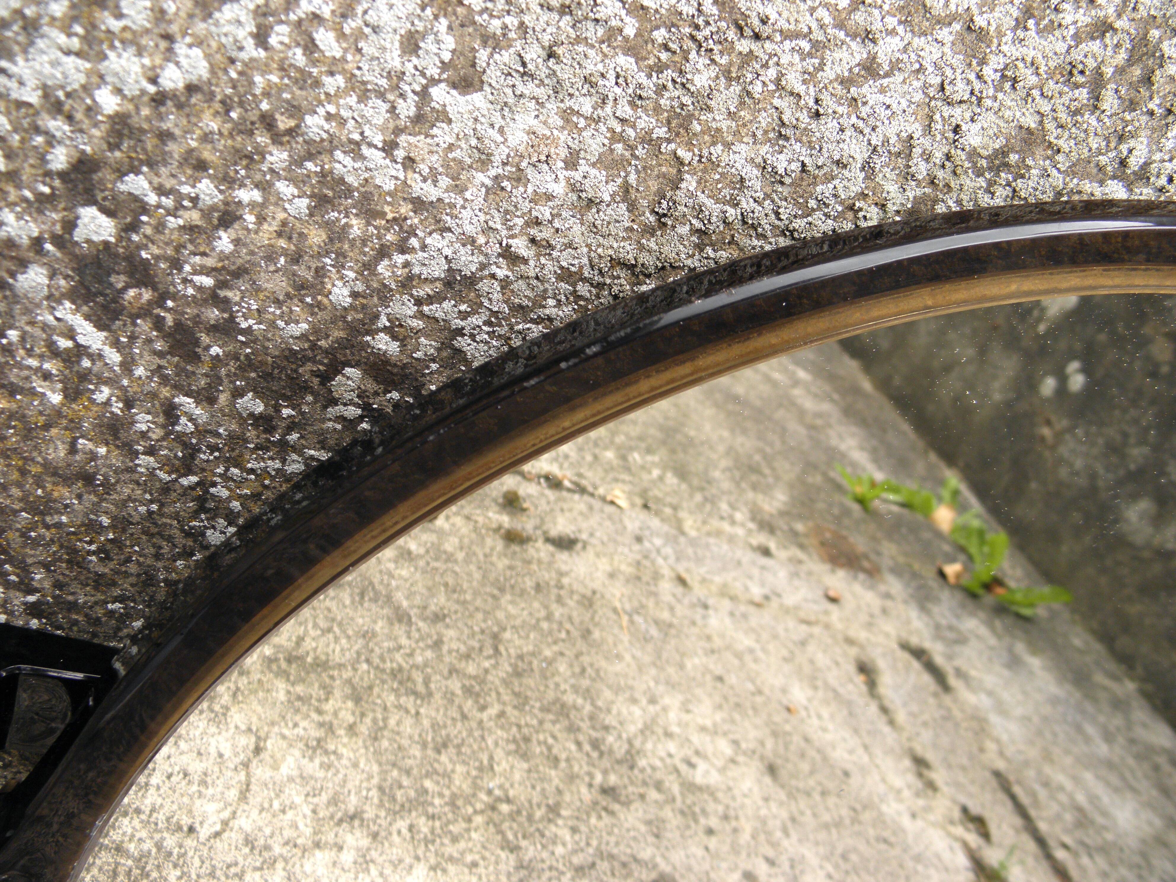 Pair of oval swivel plexi and chrome mirrors 1970