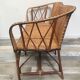 Woven rattan sofa