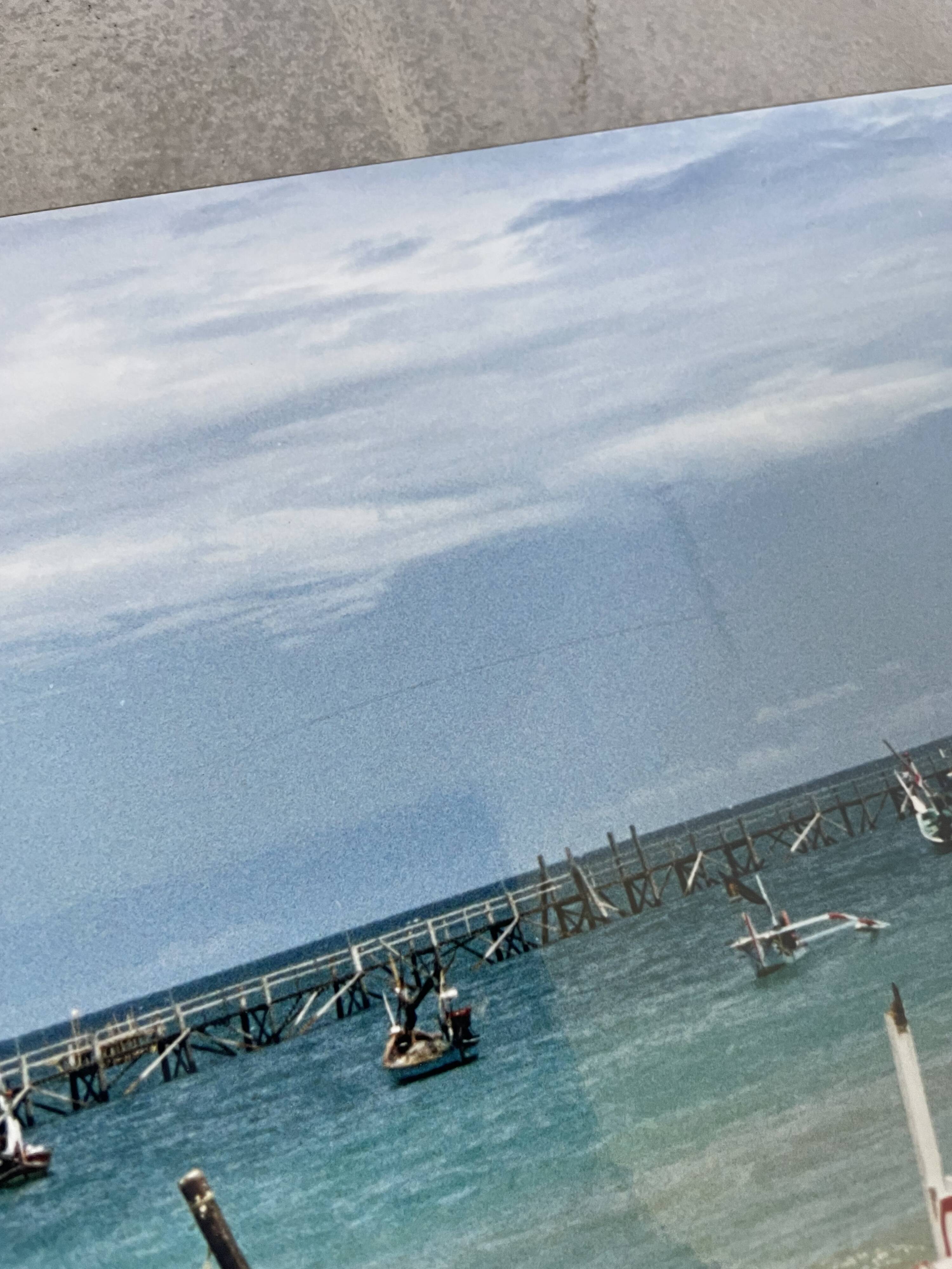 Photographie ancienne pêcheurs 50x76cm