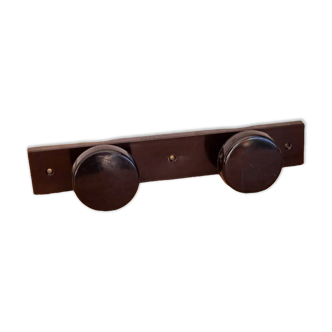 Vintage Grosfillex brown coat rack