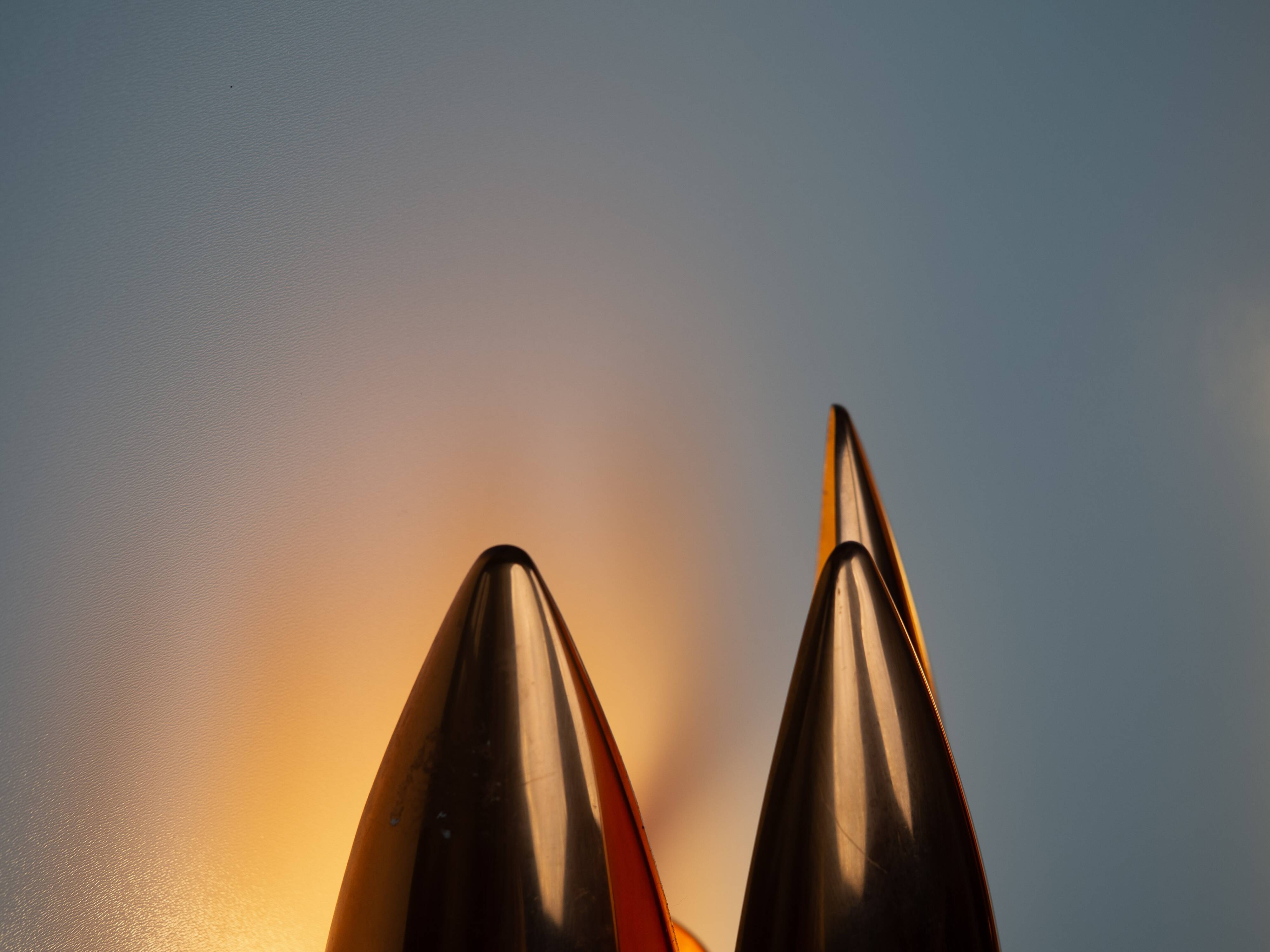 Pair of 2 Danish vintage wall lamps Kastor by Jo Hammerborg, Fog og Morup