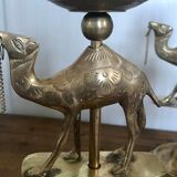 Pair of brass candlesticks