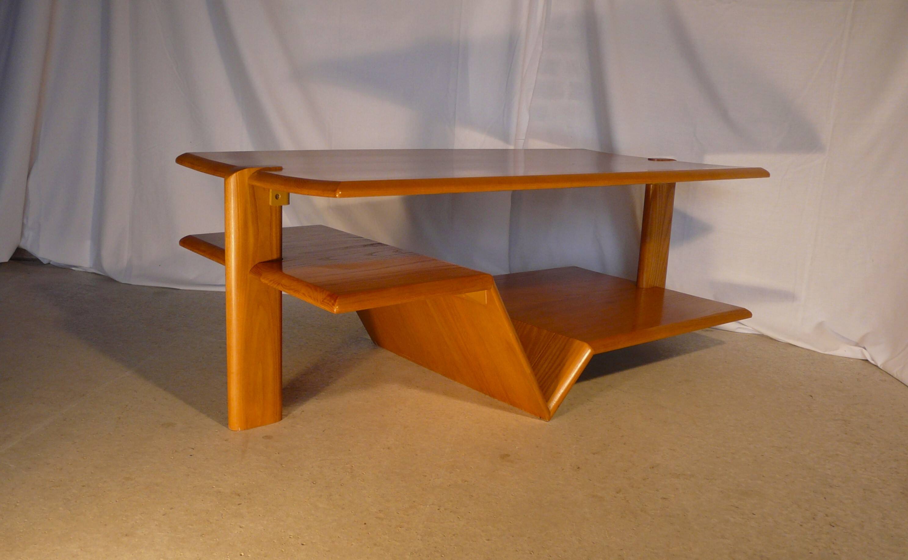 Scandinavian design rectangular coffee table