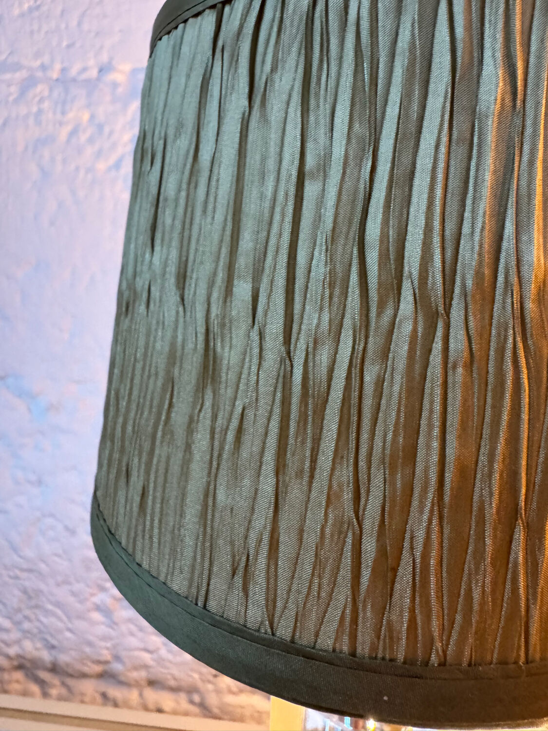 Art Deco lamp in chrome and crystal