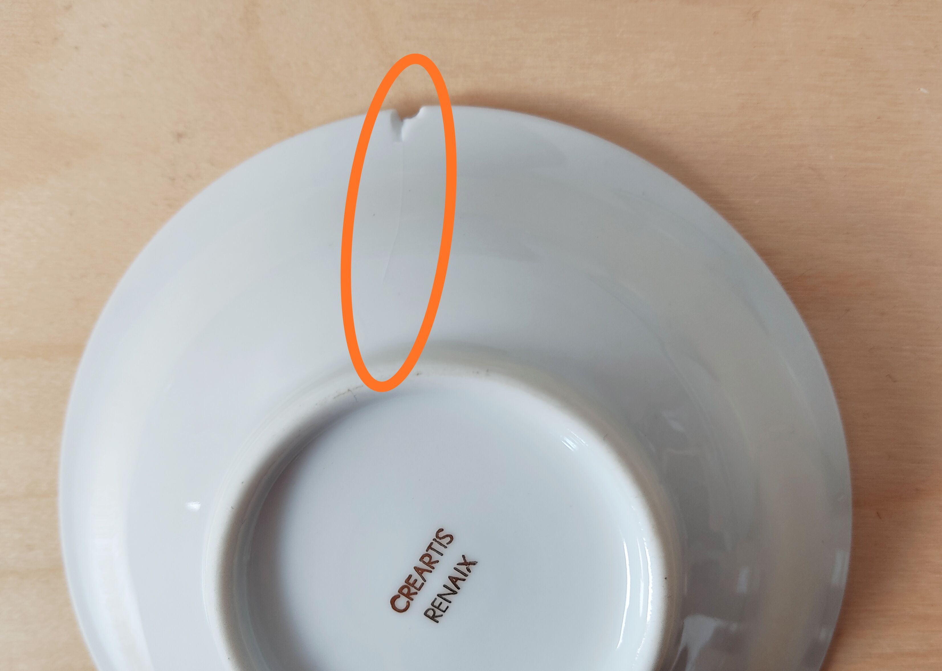 Set of 12 bowls decorated with Creartis Renaix fruit