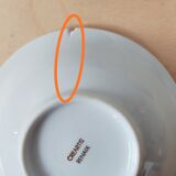 Set of 12 bowls decorated with Creartis Renaix fruit