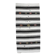 6x13 White & Black Hemp Carpet, 202x404Cm