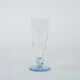 Set of champagne glasses, Italian design, 1980s, production: Italy