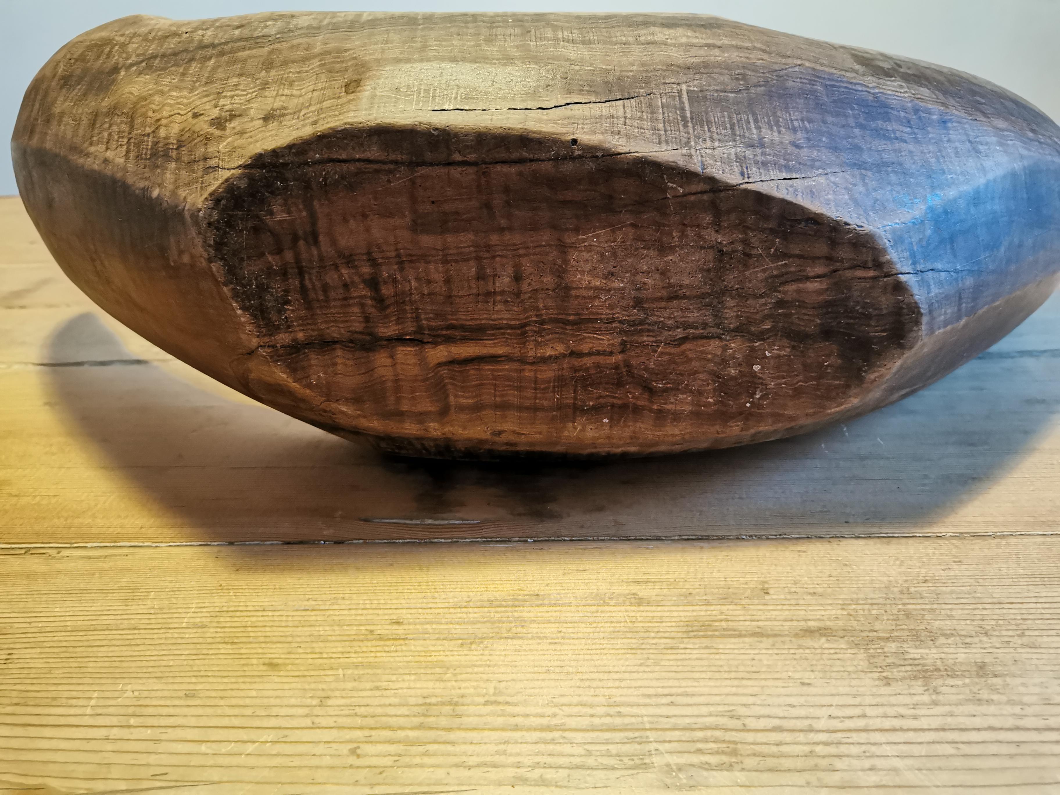 Brutalist fruit cut vintage art-popular in solid wood