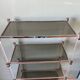 70s shelf in plexiglas and smoked glass
