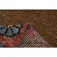 Vintage Turkish Oushak Handmade Wool Cotton Brown Runner Rug 165x417