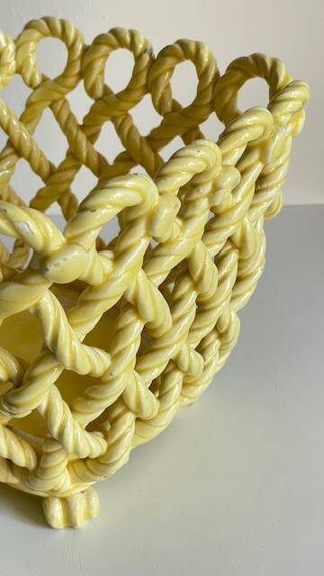 Vintage Braided Cache-Pot