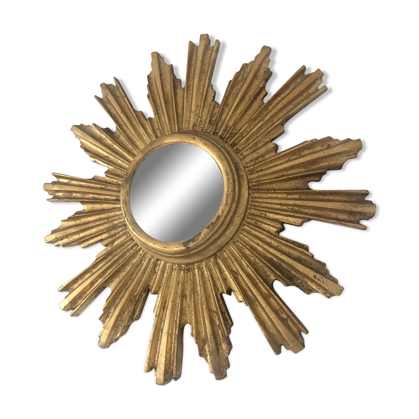 Sun mirror witch's eye 39cm vintage 1960