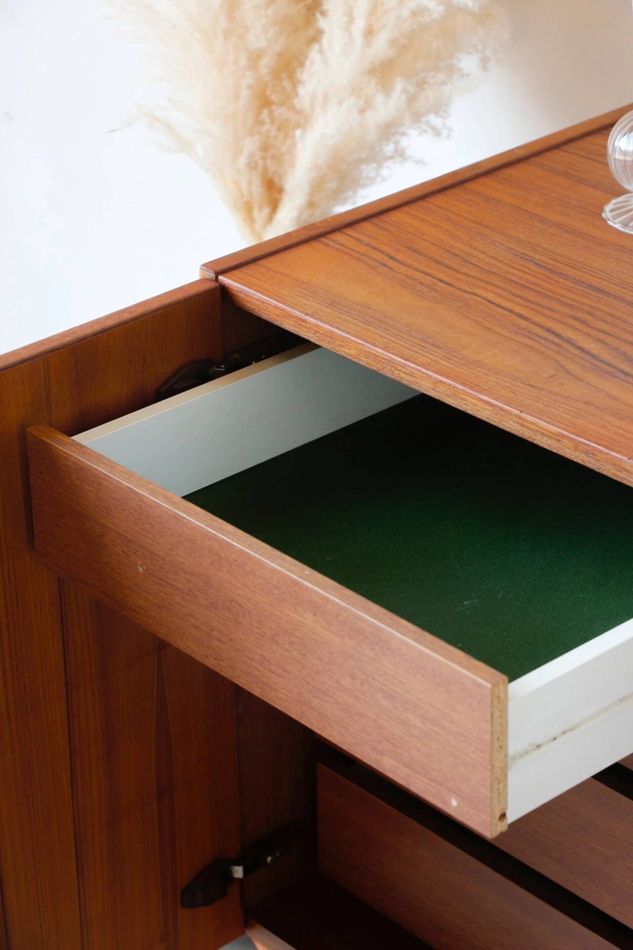 Restored vintage teak Scandinavian furniture