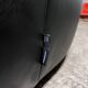 Pumpkin 2-seater sofa in black leather – Pierre Paulin for Ligne Roset,
