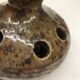 Vase en grès pyrité zoomorphe