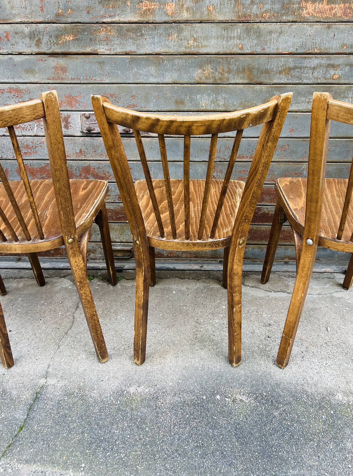 (Lot) 5 Baumann chairs model 83