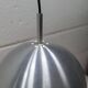 Pair of functional 70's aluminum ball pendants