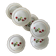 6 assiettes creuses faïence ancienne manufacture française de Sarreguemines