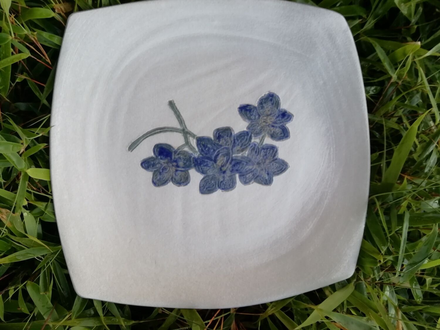 Handmade square dish