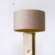Vintage travertine table lamp attributed to Fratelli Mannelli, Italy, 1970s