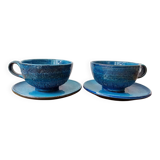 Pair of Aldo Londi breakfast cups, Italy 1960