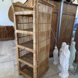 Rattan shelf
