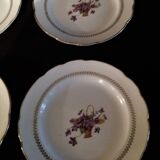 Series of six flat plates in Gien parmoence model Parma