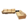 Modular sofa Poltrona Frau model Socrates in beige leather