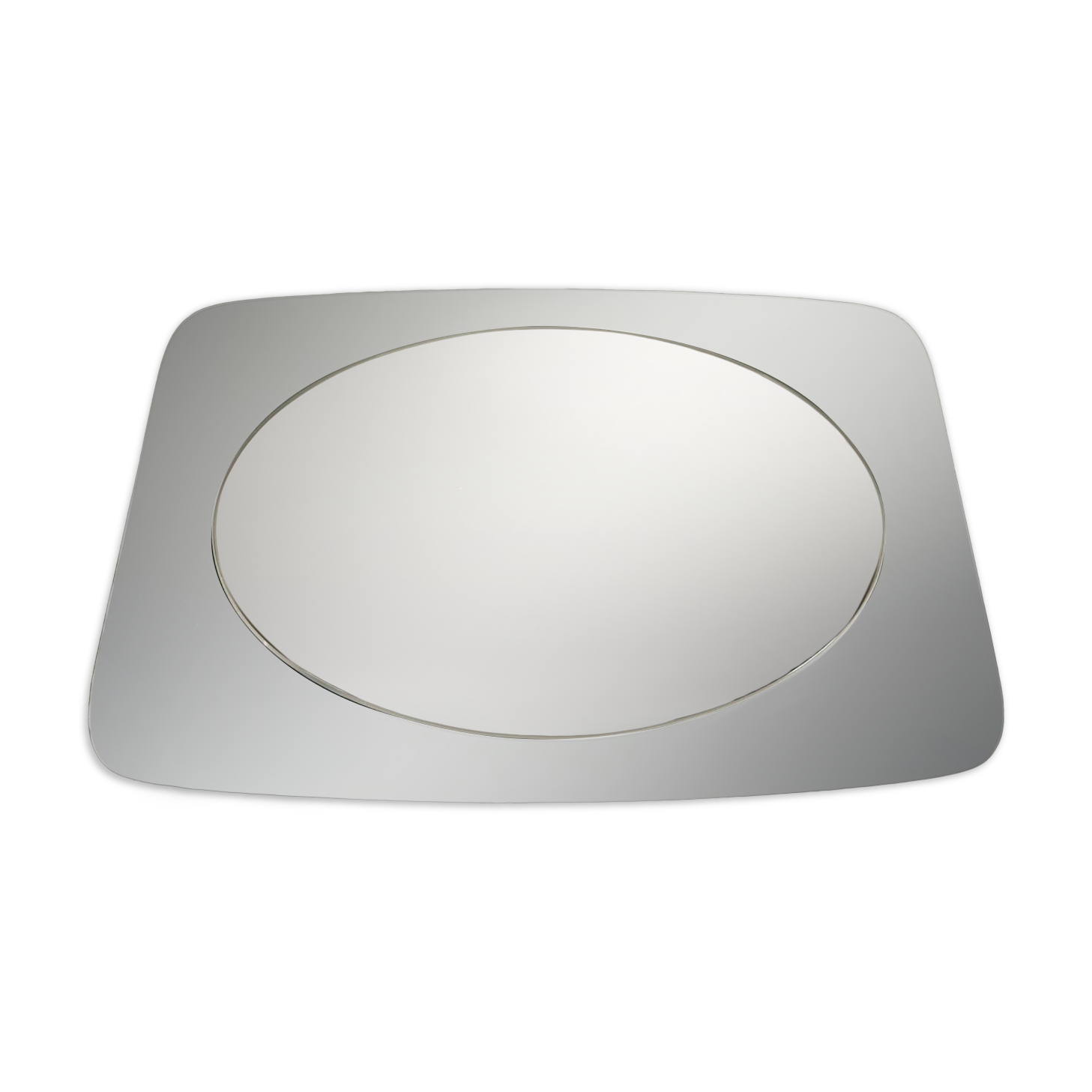 Italian design smoked mirror Veca 70s