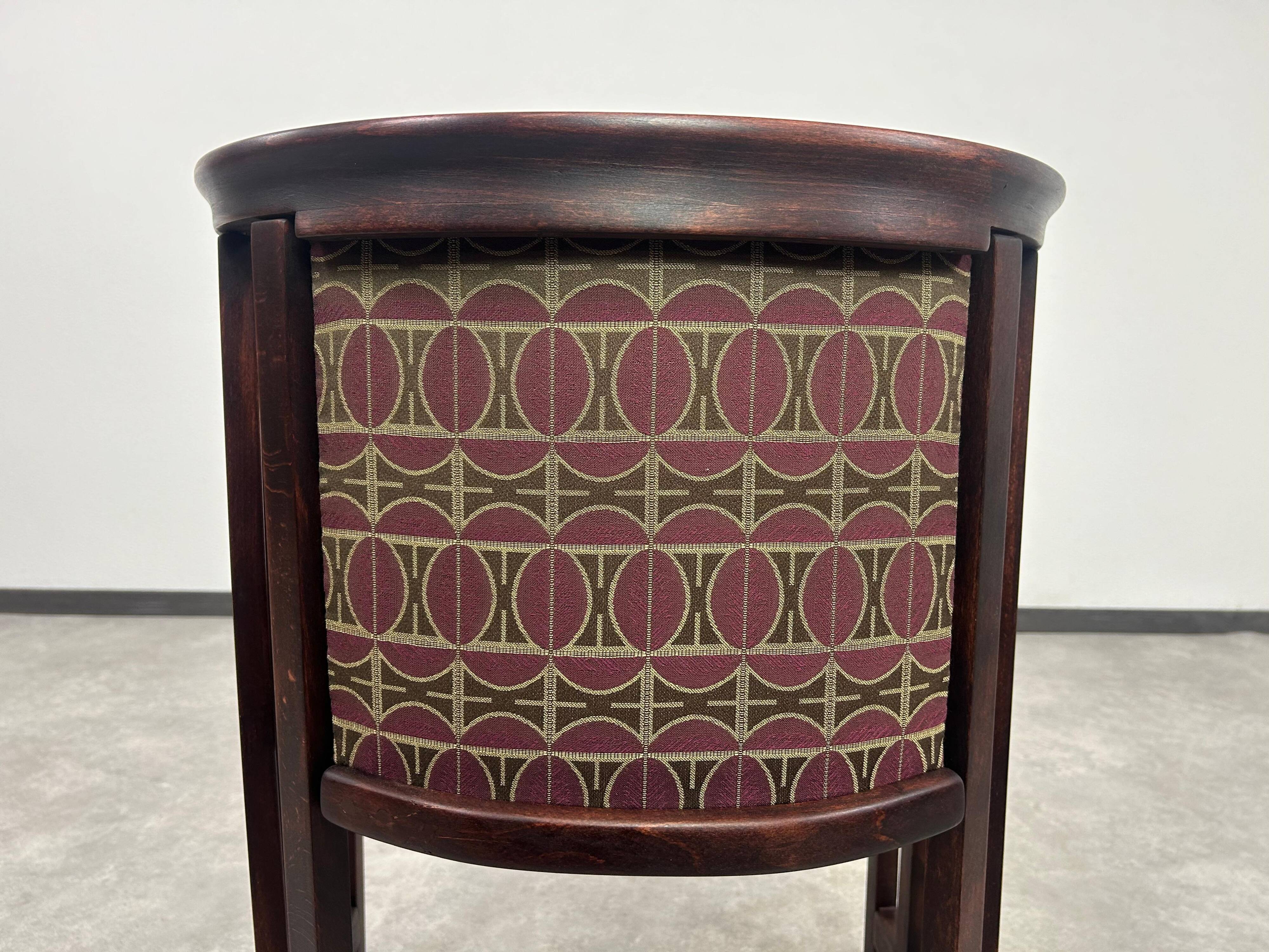 Secession Fledermaus armchairs by Josef Hoffmann