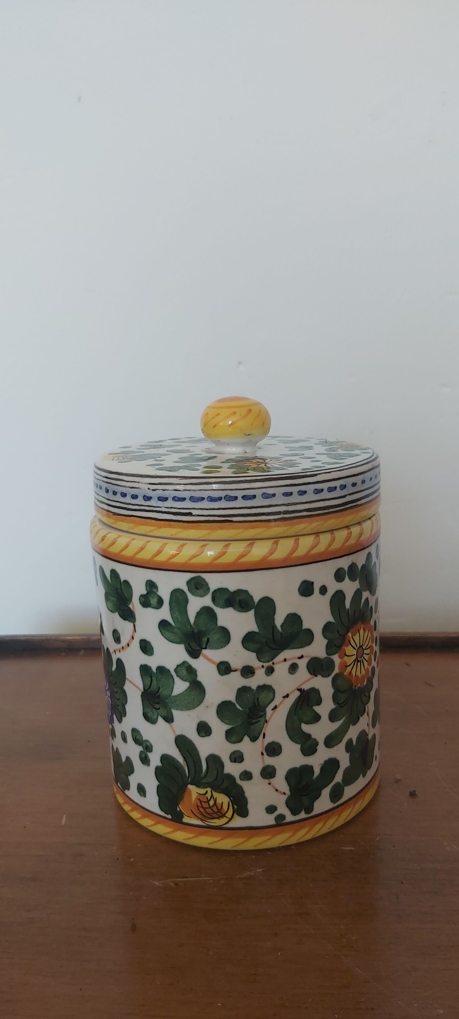 Ceramic candy box Italy 60's