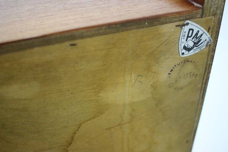 1960s Upcycled Danish Mid-Century Modern Teak Sideboard on Hairpin Legs