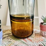 Vase en verre bi-colore, année 60-70