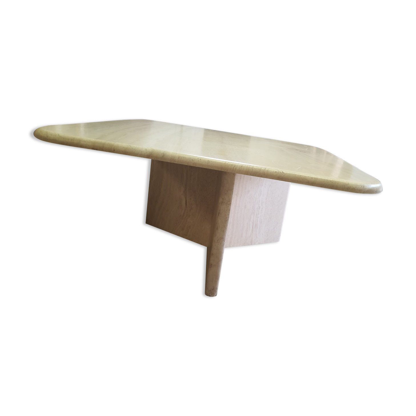 Coffee table in travertine Roche bobois