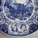 old Delft earthenware dish bicentenary French Revolution old Dutch dish