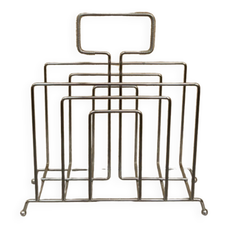 Chrome magazine rack