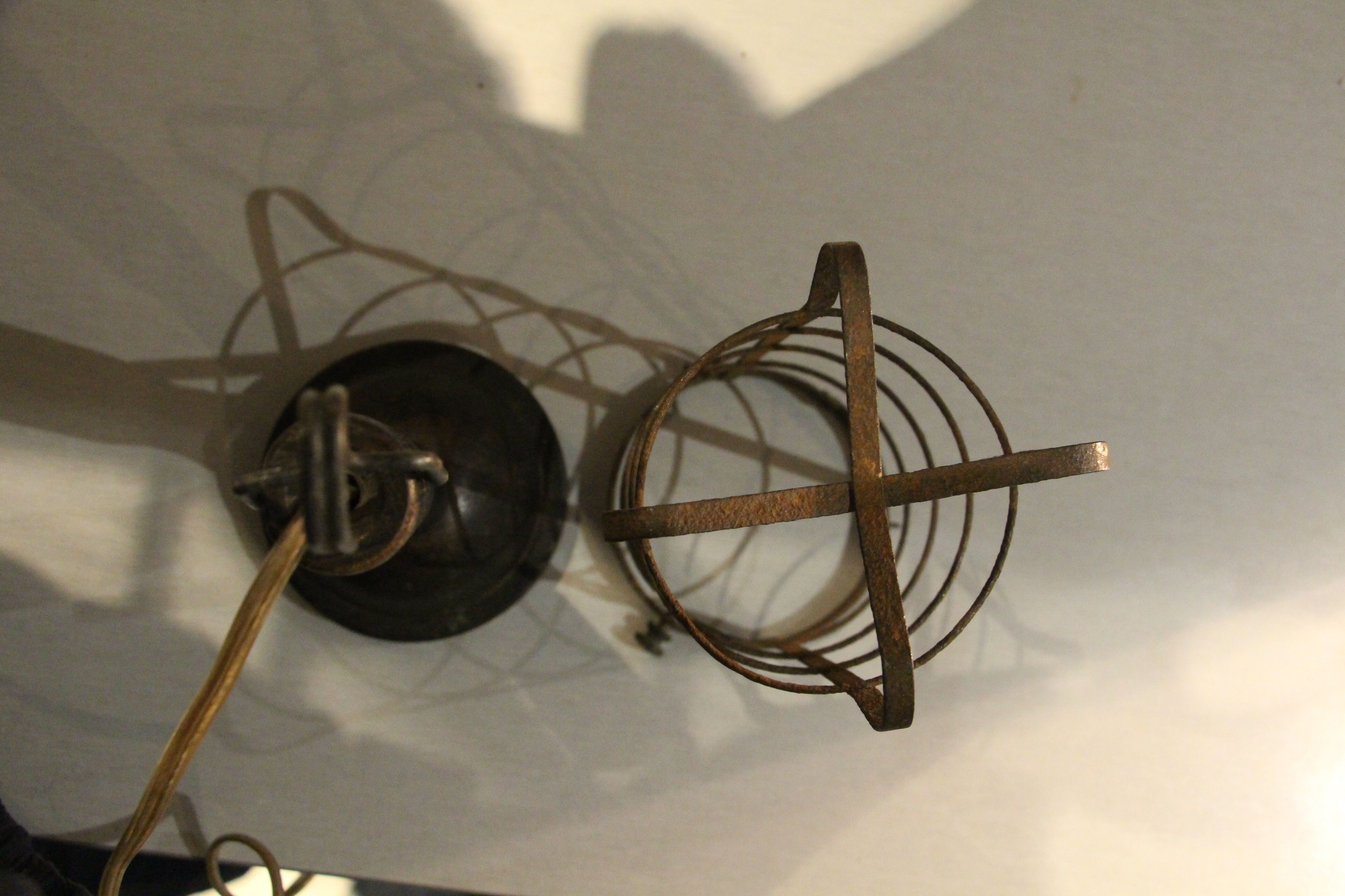 Old wood and copper walker 30s