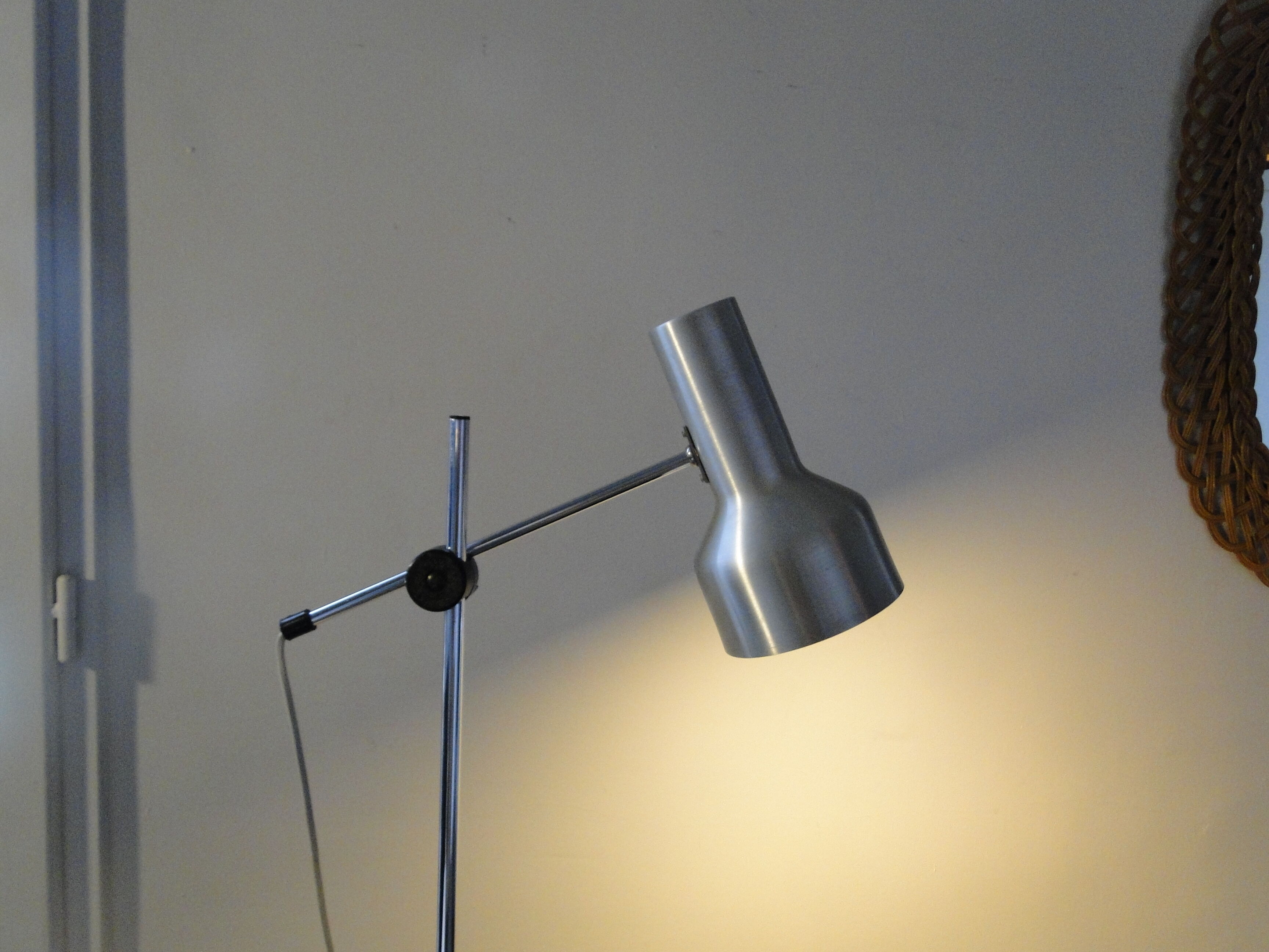 Lampadaire de la société danoise MS Belysning, design vintage des années 1960