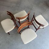 Vintage Danish dining chairs teak