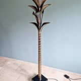Banana tree floor lamp in brass, Henri Fernandez, 1970s