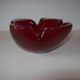 Murano glass bowl by Flavio Poli for Seguso