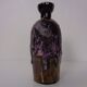 Purple & Gold Lava 321/3 Ceramic Vase from Ruscha, 1960s