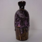 Purple & Gold Lava 321/3 Ceramic Vase from Ruscha, 1960s