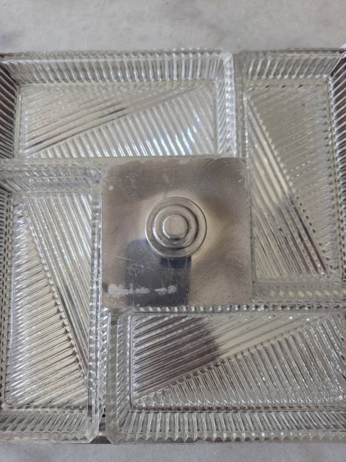 Art Deco mirror plateau