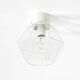 1970s Limburg glass ceiling lamp in octagon shape with its original box
