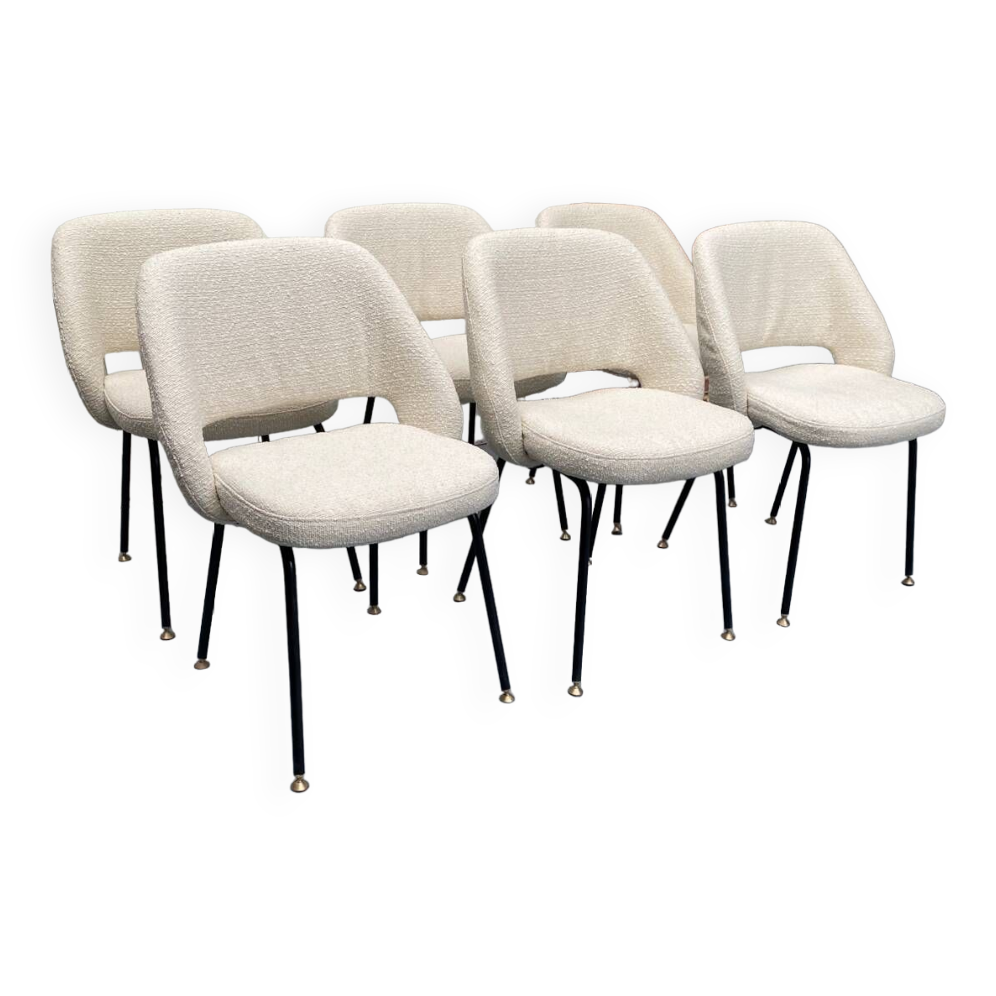 Set of 6 conference chairs