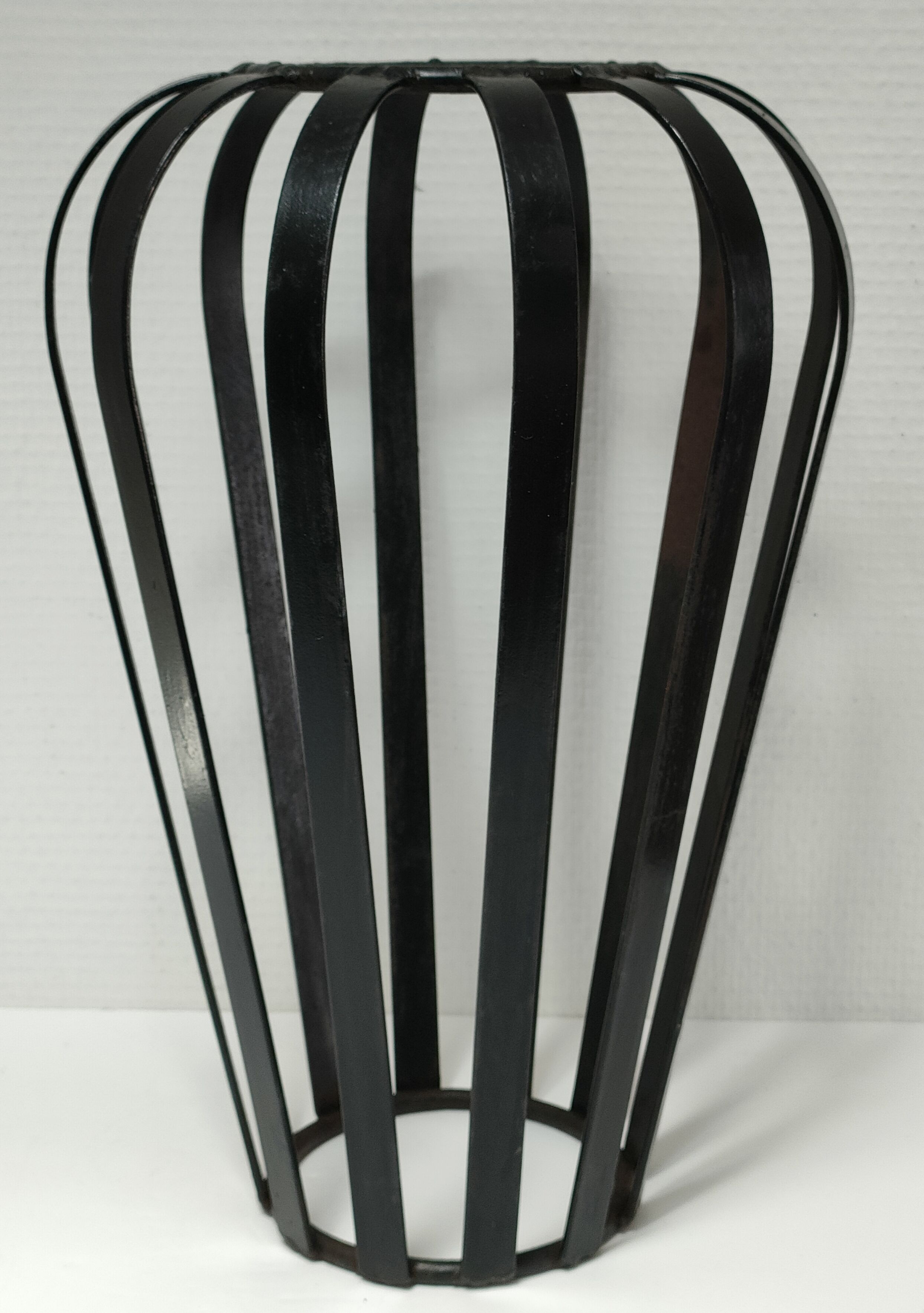 Porte-plante fer battu et fer forgé design années 60